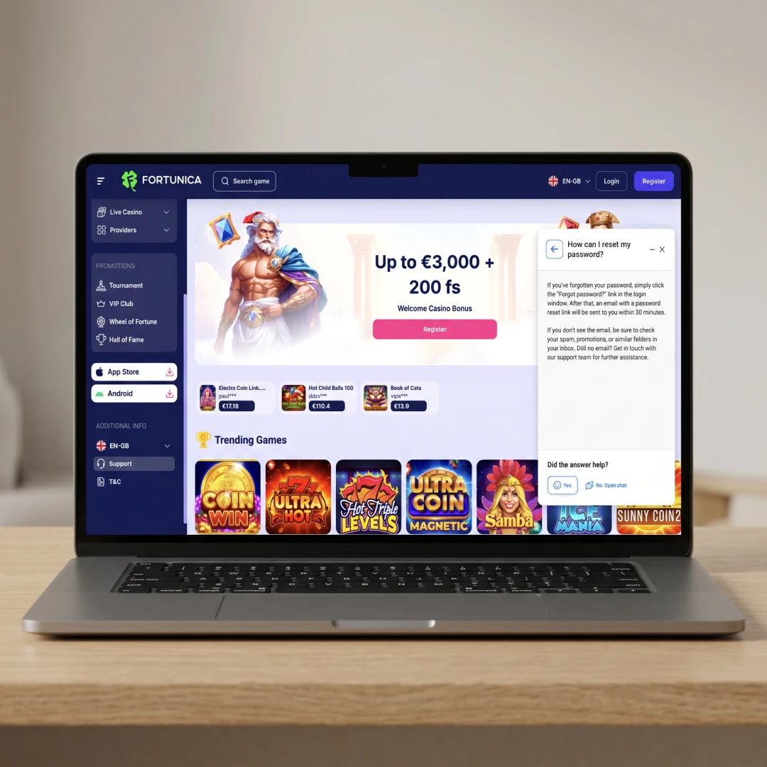 Fortunica Casino Strengths and Drawbacks